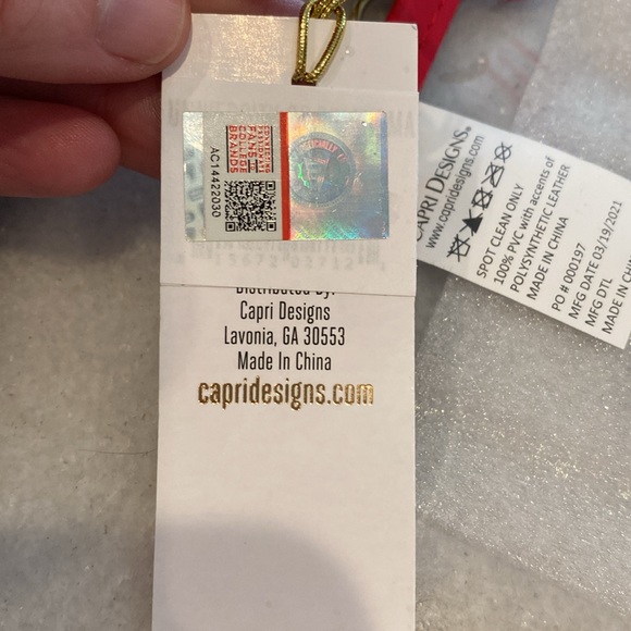 Capri designs University of Alabama clear wristlet bag - Picture 5 of 12